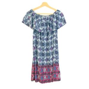 NWT BeachLunchLounge Evi Off The Shoulders Shift Mini Dress Sz S